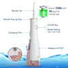 Oral Irrigators Seago Water Flosser Teeth Cleaner with 5 Nozzles Portable Dental Water Jet Sonic Electric Toothbrush Brush with 8pc Heads 230314