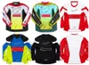 Nova primavera e outono motocicleta ciclismo roupas de corrida downhill jersey personalizado com o mesmo estilo