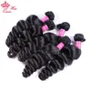 Wefts Loose Wave Brasilian Virgin Human Raw Hair Extensions Natural Color Tangle Free 100% obearbetat mänskligt hårvävande drottning hår