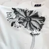 DUYOU Oversize-T-Shirt mit Vintage-Jersey-Waschungsbuchstaben, 100 % Baumwolle, T-Shirt für Herren, lässig, Basic-T-Shirts, Damen, hochwertige klassische Tops DY8972