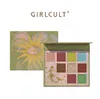 Herramientas de maquillaje Girlcult Monster Eye Shadow Pallete Nine color Palette Polarized Shanhaijing Jellyfish Plate Intracranial Tour 230314