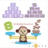 Math Game Board Toys Monkey Cat Balancing Scale Number Balance Enlightenment Digital Addition and Subtraction Math Scales Toys3d Magic Cube Segmenten