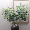 Decoratieve bloemen enkele 10 vork rhododendron bladeren bruiloft vakantie decoratie high-end hoge simulatie groene plant nepbloem