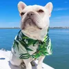 Собачья одежда Pet Printed Hawaii Рубашки весна лето цветочная рубашка короткая пляжная рукава щенки для домашних животных одежда кошачьи принадлежности