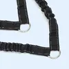 Hundehalsbänder Haustier Doppelkopf-Traktionsseil Outdoor-Sport Elastisches Material 360 ° Absorption Hundeführer führt Seile Hohe Qualität