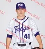 TCU Horned Frogs 2023 CWS Baseball Jersey Josh Watson Johnny Rizer Austin Henry Jake Guenther Alex assola Adam Oviedo Steven Maxwell TCU Jerseys