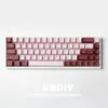 GMK Darling clone keycap oem perfil pbt keycaps rosa vermelho 127 tampas -chave definidas para o teclado mecânico teclado mx switch personalizado