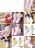 8 colores niños calcetines de bebé niñas encaje de algodón calcetín tridimensional con volantes calcetines para niños pequeños ropa para niños regalos de navidad M3214