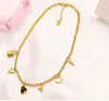 Designer high-quality rust necklace bracelet alphabet pendant colorful fashion women's collarbone necklace wedding gift gift Gift Jewelry accessories