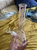 담긴 Daisy Glass Water Pipes Hockahs 독특한 dab bong 다운 스템 Perc 14mm 보울 Beaker Base Water Bongs 25cm 높이