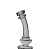 Szkło SAML fajki wodne 11 Cal wysoki FTK Torus Bong Klein Dab Rig Recycler palenie fajka wodna rozmiar złącza 14.4mm PG3017