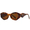 Polygoon Cat Eye Zonnebril Vrouwen Retro Kleurrijke Leopard Shades Mannen Vrouwen Zonnebril Mode Street Shadow Eyewear