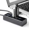 Usb 3.0 splitter 4-port hub cable Network Sharing Switch For Laptop PC Notebook Computer