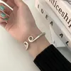 Bracelet couleur argent créatif singe roi forme Unique rétro écriture tempérament bijoux cadeau pour femmes hommes 2023BangleBangle