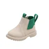 Flache Schuhe Kinderschuhe Herbst Winter Neue Kinderstiefel Jungen Mädchen Mode Reißverschluss Ankle Booties Britischer Stil Kleinkind Baby Turnschuhe P230314