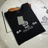 moda luxo 2023 nova moda verão mulheres camiseta paris versão avançada homem mulheres casual camisetas algodão tripulação impressão letras b manga curta top luxo hip hop cl