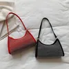 Bolsas de noite Moda Rhinestones Bag Women Women Shiny Dinner Fest Handbag Cylinder Crossbody para 2023 Trendy