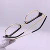 Occhiali da sole di moda firmati di lusso 20% di sconto Tb-707 metallo moda versione coreana occhiali miopia montatura ottica ultra leggera