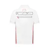 Men's and Women's New T-shirts Formula One F1 Polo Clothing Top Racing Summer Round-neck Fans Team Driver's Azvv