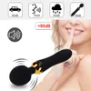 Vibratorer kraftfulla dildo vibratorer sexleksaker för kvinna av magi trollstav vibrerande vaginal klitoris stimulator kropp massager vuxen sexprodukt 230314