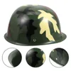 Motorcycle Helmets Kids Hats Camouflage Hat Role Play Soldier Up Bike Costume Dress Skating Novelty Toy Party Skateboard Mountain Road Funny