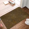 Tapis Mandala anti-dérapant tapis de bain salle de bain petit tapis douche décor à la maison porte cuisine chambre entrée salle tapis maroc Vintage