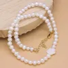 Chains Natural Fresh Water Pearl Necklace Potato Bead For Women Jewelry Party Banquet Gift Girls