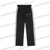 Men's Pants Basic black and white striped casual trousers for men and women lovers bf high street sports pants T230314