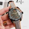 Reloj de pulsera con caja de cerámica para hombre, 45mm, diseño mecánico completamente automático, informal, relojes de alta calidad, relojes de regalo resistentes al agua