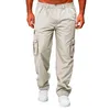 Herenbroeken Bolubao Spring Casual broek Solid kleur Multipocket Loose rechte sportfitness Outdoor Cargo 230314