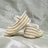 First Walkers Dollbling czyste białe buty dziecięce Pearl Pearl Dostosowanie ręcznie robione chrzt urodzinowy