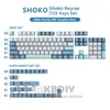 GMK SHOKO Clone Keycap OEM Profile PBT Keycaps Blue Grey 135 Key Caps Set per tastiera da gioco meccanica MX Switch Custom