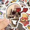 100 PCS Horrible Punk Waterproof Vinyl Stickers Pack for Teens Adults to DIY Phone Laptop Water Bottle Luggage Scrapbook Bike Car 230U