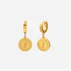 Dangle Earrings & Chandelier Beauty Avatar Gold Coin Pendant Stainless Steel 18K Plated Party Holiday Jewelry GiftsDangle