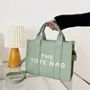 حقيبة tote Marc Totes Bag Women Handbag Fashion All-Match Shopper Counter Plush Leather Handbags Size 28 23 13cm30q