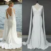 Brautkleid im Meerjungfrau-Stil mit doppeltem tiefem V-Ausschnitt und nacktem Rücken, schmales Brautkleid FN10569