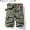 Wangcai01 Men's Shorts 2023 Summer New Blue Tactical Cargo Shorts Men Khaki Jogger Meriot Men Cargo Shorts Cotton Casiual Loose Men Shorts 0314H23