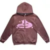 толстовки для мужчин Star Letter Print Hoodie Men Retro Zip Up с длинным рукавом Свободная куртка Пальто Harajuku Повседневная готическая толстовка с капюшоном Y2K Streetwear Мужские толстовки