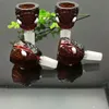 Pipes pour fumer couleur dessin animé modèle verre adaptateur de cigarette grand verre Pyrex brûleur à mazout tuyau huile épaisse