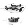 Drones visuo xs809hw wifi fpv brazo plegable fpv quadcopter 2mp 0.3mp cámara 6axis rc juguetes de drones rtf