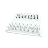 Vinglasglasögon Creative Board Games Cup Funny International Chess Shape Chessboard Set for Travel Bar Party