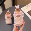 First Walkers Baby Girls Walking Shoes Breattable Mesh Love Brodery Lovely Korean Style Summer Princess Children Casual Moccasin Shoes 230314