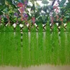 Decorative Flowers 5Pcs Artificial Willow Leaves Rattan Garden Decor Plants Hanging Walls Home Balcony Fake Greenery Decoration Wicker Vines