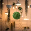 Fleurs décoratives boule topiaire boules artificielles herbe buis suspendus plantes d'extérieur ornement verdure plafond simulé décoration mousse