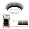 Makeup Tools 5st Yelix Easy Fanning Eyelash Extensions grossistvolym fransar blandar kamellia blom frans förlängning levererar rosa ögonfranslåda 230314