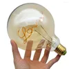 Bulbo Retro LED G125 Edison com amor decorativo Filamento Filamento Vintage Night Light Light Dia dos Namorados Presente