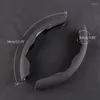 Steering Wheel Covers Suede Leather Car Cover Wear-resistant Winter Warm Sweatproof Anti-skidding SUV Auto Interior Accessories