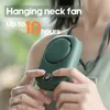 Portable Air Coolers Portable Lazy Hanging Neck Fan Mini Cooling Fans Bladeless USB Rechargeable Sports Cooling Fan For Outdoor Sports Travel 230314