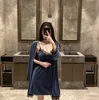 Vêtements de nuit pour femmes Femmes Dentelle Kimono Peignoir Robe Velours Automne Hiver NightyRobe Ensemble Sexy Creux Out Casual Doux Vêtements De Nuit Homewear