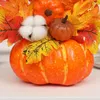 Decoratieve bloemen Pography Props ornament Artificial Thanksgiving Party Pumpkin Autumn Harvest Halloween Decorations